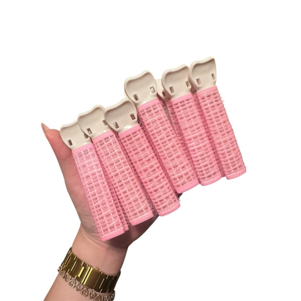 Volumizing Hair Foam Styling Roller Clips - 6 pieces